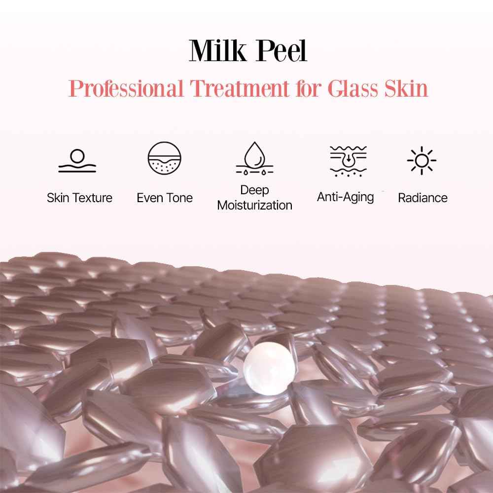 Simpleté Milkpeel Toner to Essence – Gentle Daily Exfoliating, Hydrating Toner for Smooth, Radiant Skin, Strengthens Moisture Barrier, Perfect for Sensitive Skin, Balanced, Healthy Glow, 200ml