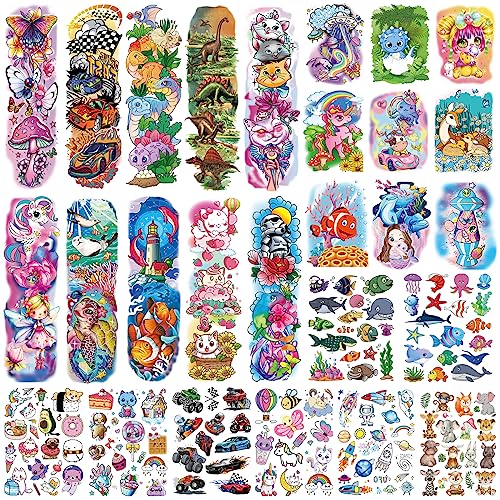 Tazimi 380 Styles Temporary Tattoo Sleeves - 27 Sheets Full & Half Arm