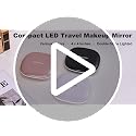 Mocado Compact Mirror 4 Inch 1x/10x Magnifying with LED Light