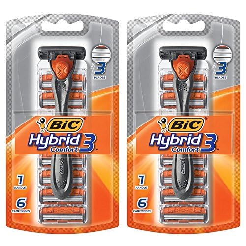 BIC Hybrid Advance for Men, Shaver System, 6 ea - 2pc