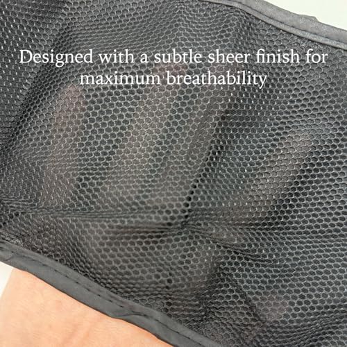 DONNA Argan & Black Castor Oil Satin Lined Mesh Hair Wrap