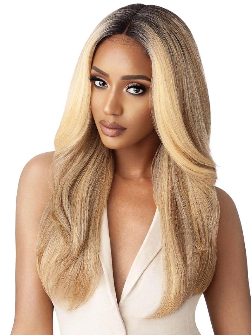 Outre Synthetic Lace Front Wig (Soft & Natural) - NEESHA 203 (Color:1 Jet Black)