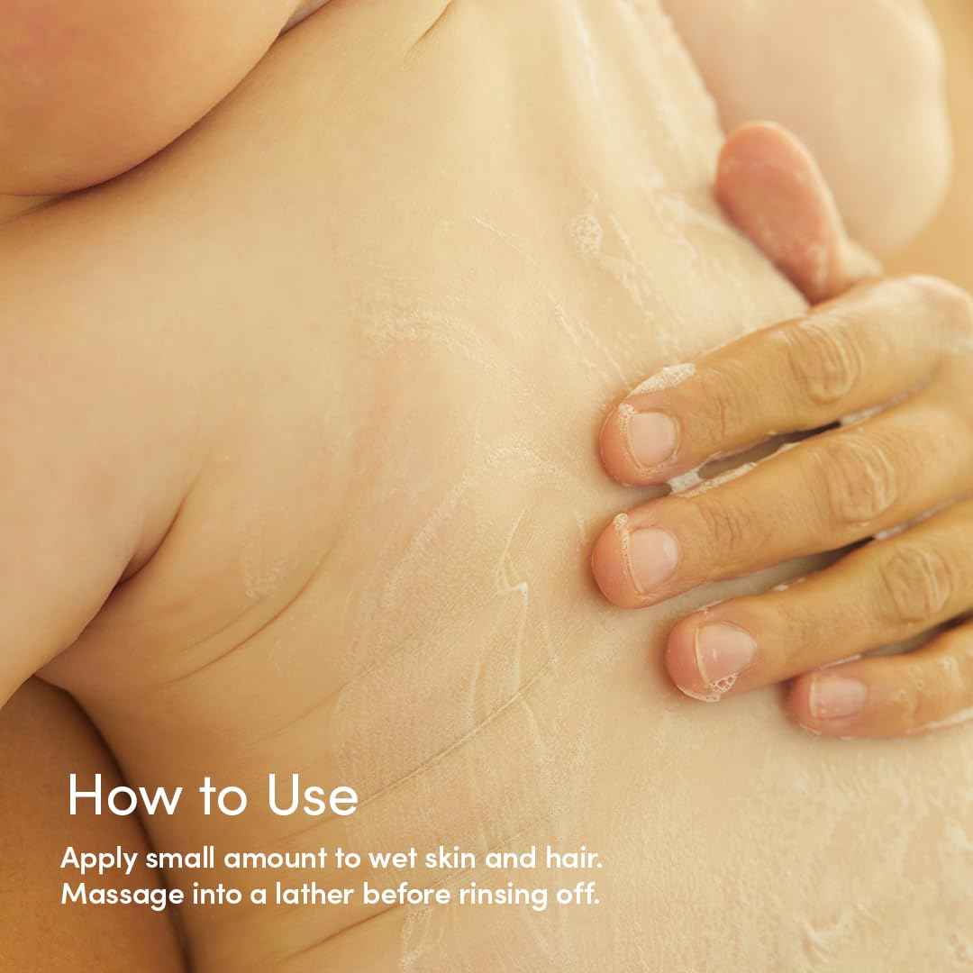 Evereden Tri-Water 2-in-1 Cooling Baby Shampoo and Body Wash: Gentle Cleansing with Coconut, Oceanic Glacial, and Aloe Waters | Soothing