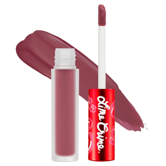 Lime Crime Velvetines Liquid Matte Lipstick, Sasha (Toasted Rose) - Bold, Long Lasting Shades & Lip Lining - Stellar Color & High Comfort for All-Day Wear - Talc-Free & Paraben-Free