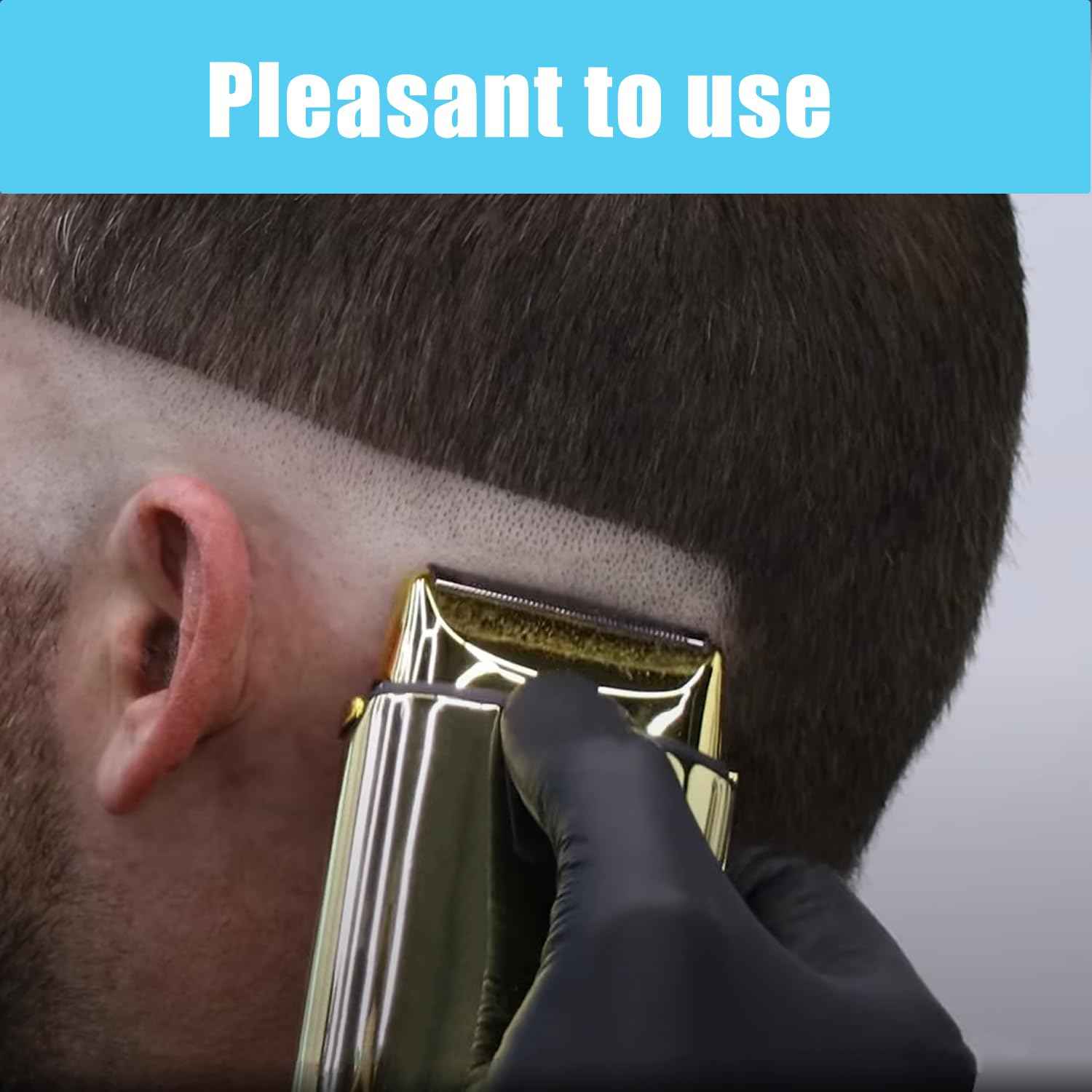 2PCS Replacement Foil and Cutters for BaBylissPRO Barberology Electric Shaver, Double Foil Shaver Replacement Head Compatible with BaBylissPRO FXFS2 Shaver (Gold)