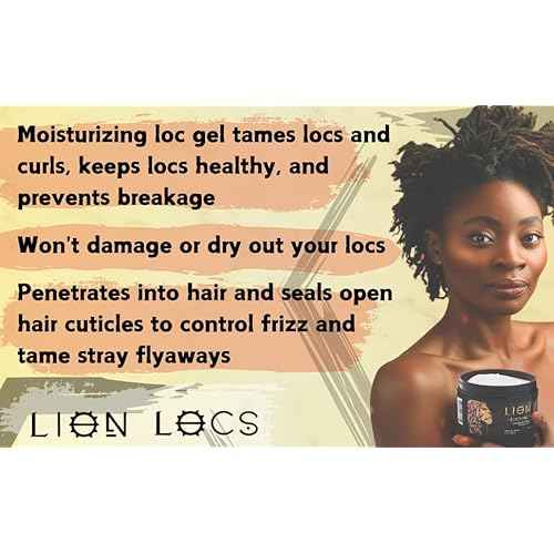 Beard Gains Lion Locs Hair Locking Dreads Moisturizer for Dreadlocks, Locks, Microlocs, Interlocks, Braidlocks, Braids, Fauxlocs, Twistlocks, or Sisterlocks (8oz) (Firm)
