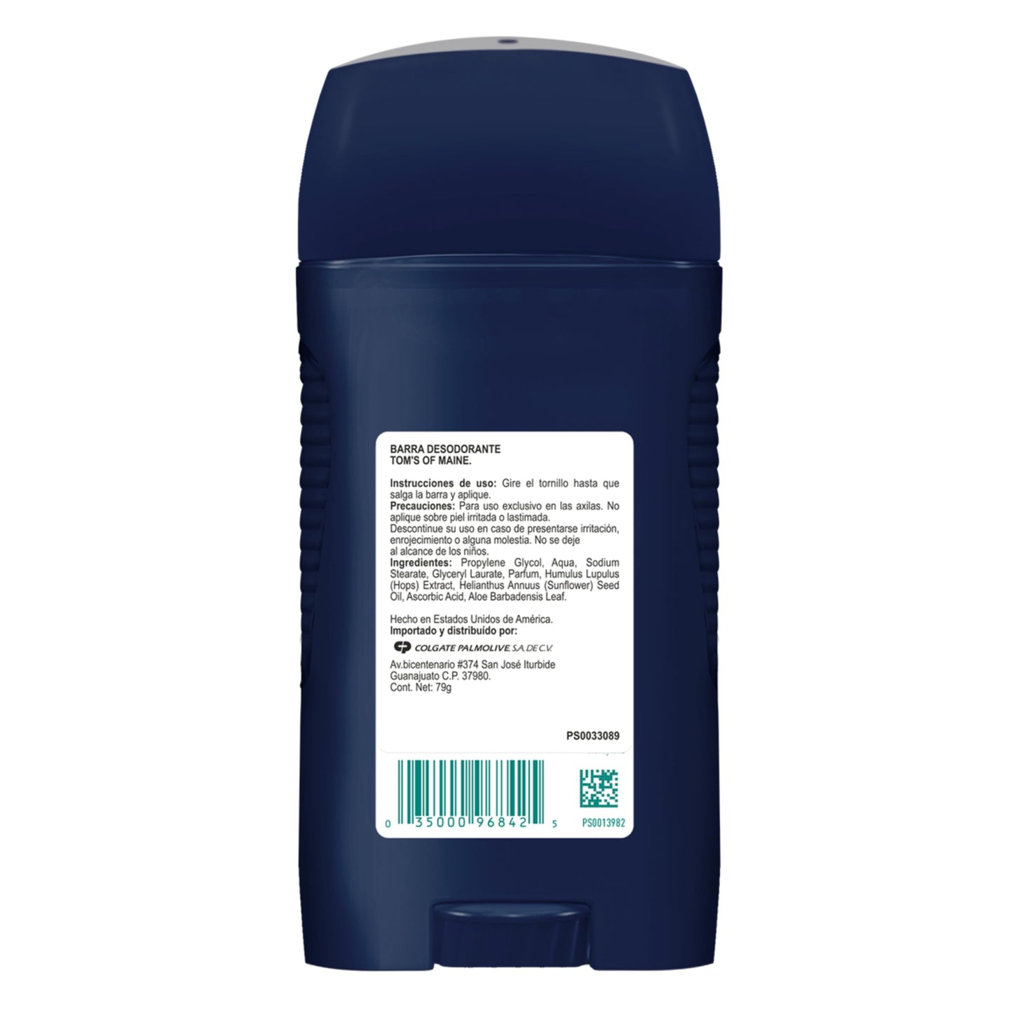 Tom's of Maine Long-Lasting Aluminum-Free Natural Deodorant for Men, Mountain Spring, 2.8 oz. 3-Pack (Packaging May Vary)