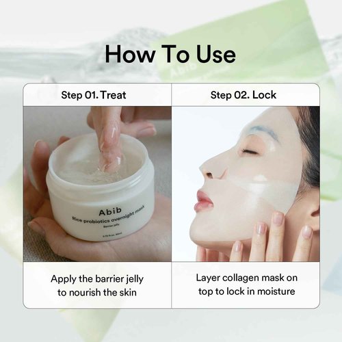 Abib Collagen Gel Mask Heartleaf Jelly 10 Sheets (Soothing) I Korean Vegan Collagen, Cooling Calming Hyaluronic Acid Hydrogel Face Mask Skin Care