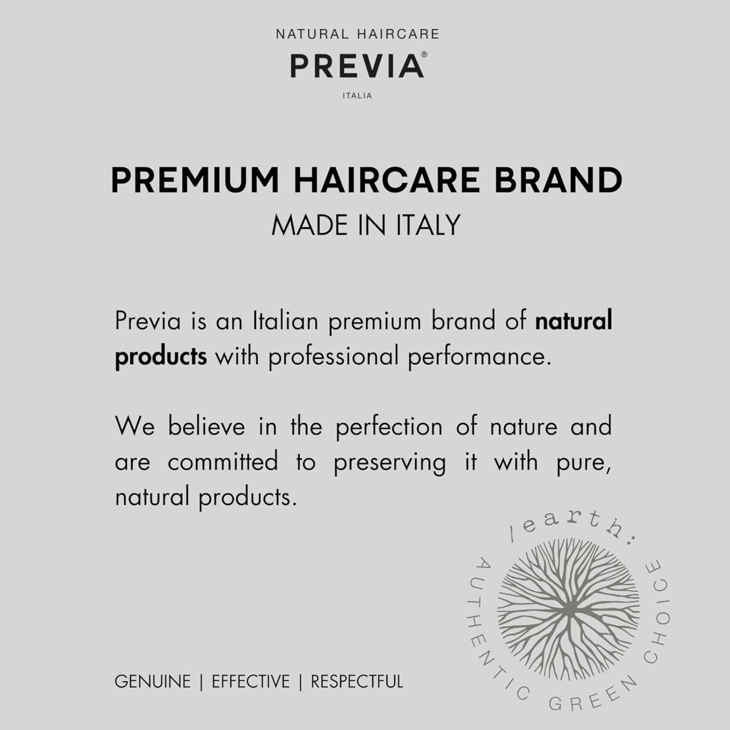 PREVIA Reconstruct Regenerating Shampoo | White Truffle & Organic Plant Extracts | Moisturizing Cleanser for Damaged, Brittle Hair | Vegan, Sulfate-Free, Eco Bio Formula | 11.5 oz