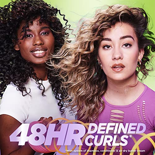 Garnier Fructis Curl Nourish Sulfate Free Moisturizing Shampoo, 12.5 Fl Oz, (Packaging May Vary) (Pack of 3)