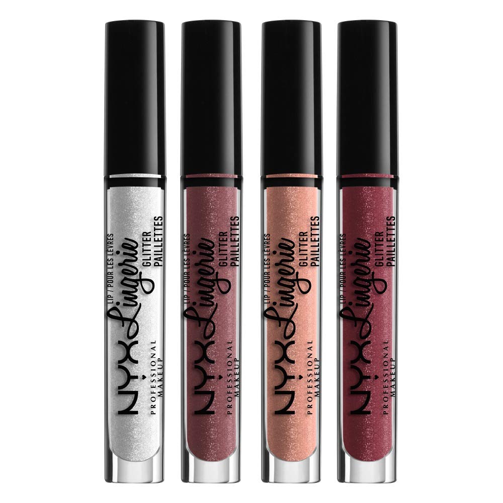 NYX PROFESSIONAL MAKEUP Lip Lingerie Glitter - Honeymoon, Mauve Pink