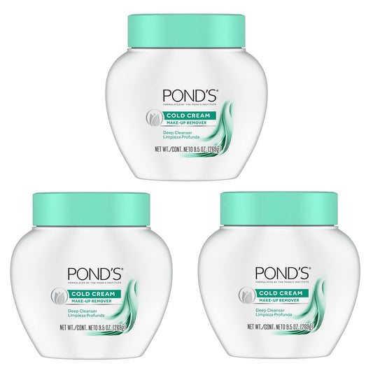 Pond's Cold Cream Cleanser 9.5 oz (Pack of 3)