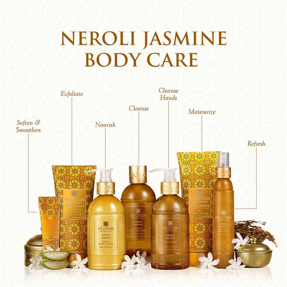 SPA CEYLON Neroli Jasmine Gentle Hand Wash | Hydrating Handwash Luxury Hand Care | Floral Fragrance | Soft And Smooth (Pack of 2)