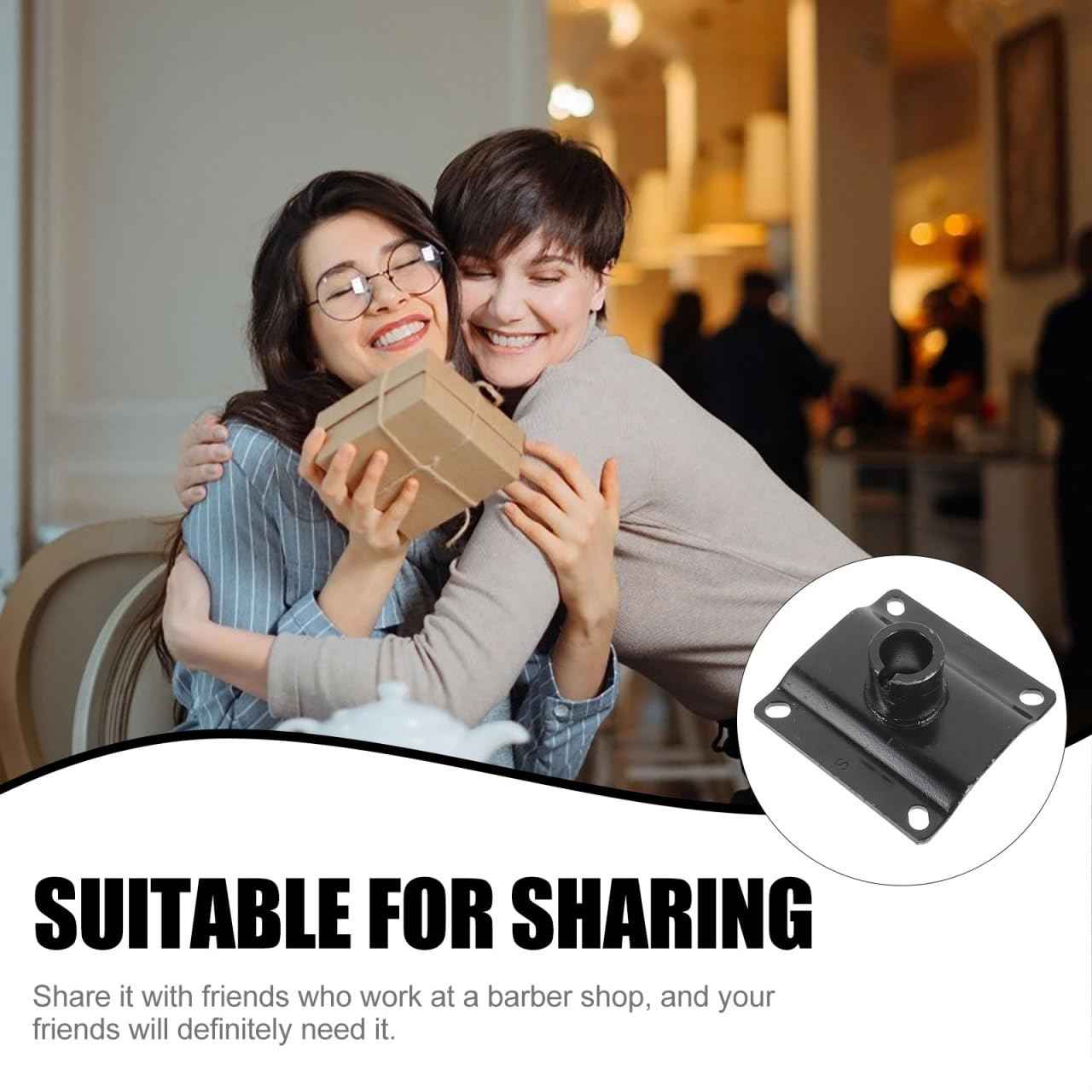 JECOMPRIS Barber Chair Accessories Barber Chair Replacement Hydraulic Connector Heavy-Duty Barber Salon Repair Sturdy Repair Repairing Part Connector Part