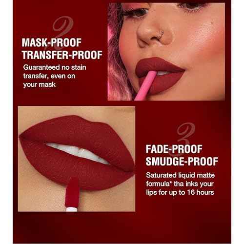 BestLand 12Pcs Matte Liquid Lipstick + Lip Liner Pens Set, One Step Lips Makeup Sets Pigment Velvety Nude Lip Stain Waterproof Long Wear Lip Gloss Make up Gift Set (Set B)