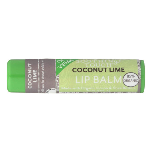 Soothing Touch Lip Balm Coconut Lime, Pack of 3