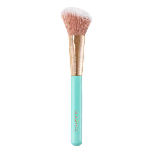SWEED - Angled Blush Brush | Hand-Crafted, Synthetic Bristles | Vegan, Cruelty-Free, Clean Beauty