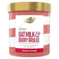 Dove Sugar Body Scrub Oat Milk & Berry Brulée 15 oz