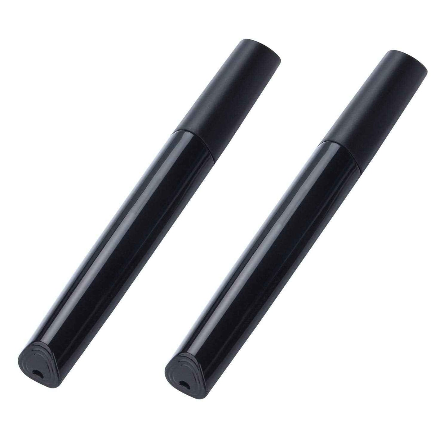 Portable Travel Toothbrush Case, Plastic Container Toothbrush Holder Brushes Box Breathable Design with Air Hole More Toothbrush Tube Container for Home Daily Business Use (2 Black)