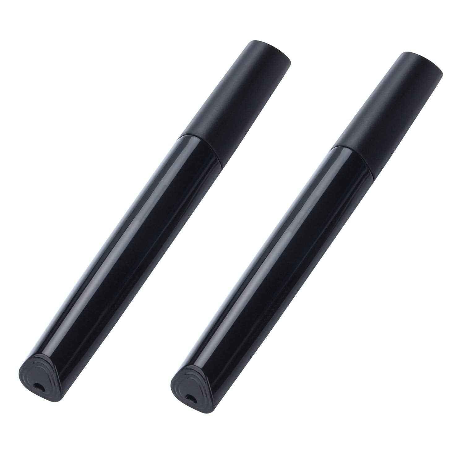 Portable Travel Toothbrush Case, Plastic Container Toothbrush Holder Brushes Box Breathable Design with Air Hole More Toothbrush Tube Container for Home Daily Business Use (2 Black)