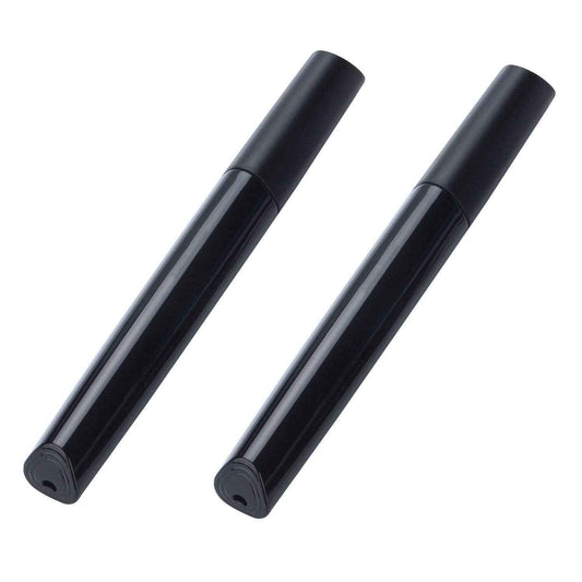 Portable Travel Toothbrush Case, Plastic Container Toothbrush Holder Brushes Box Breathable Design with Air Hole More Toothbrush Tube Container for Home Daily Business Use (2 Black)