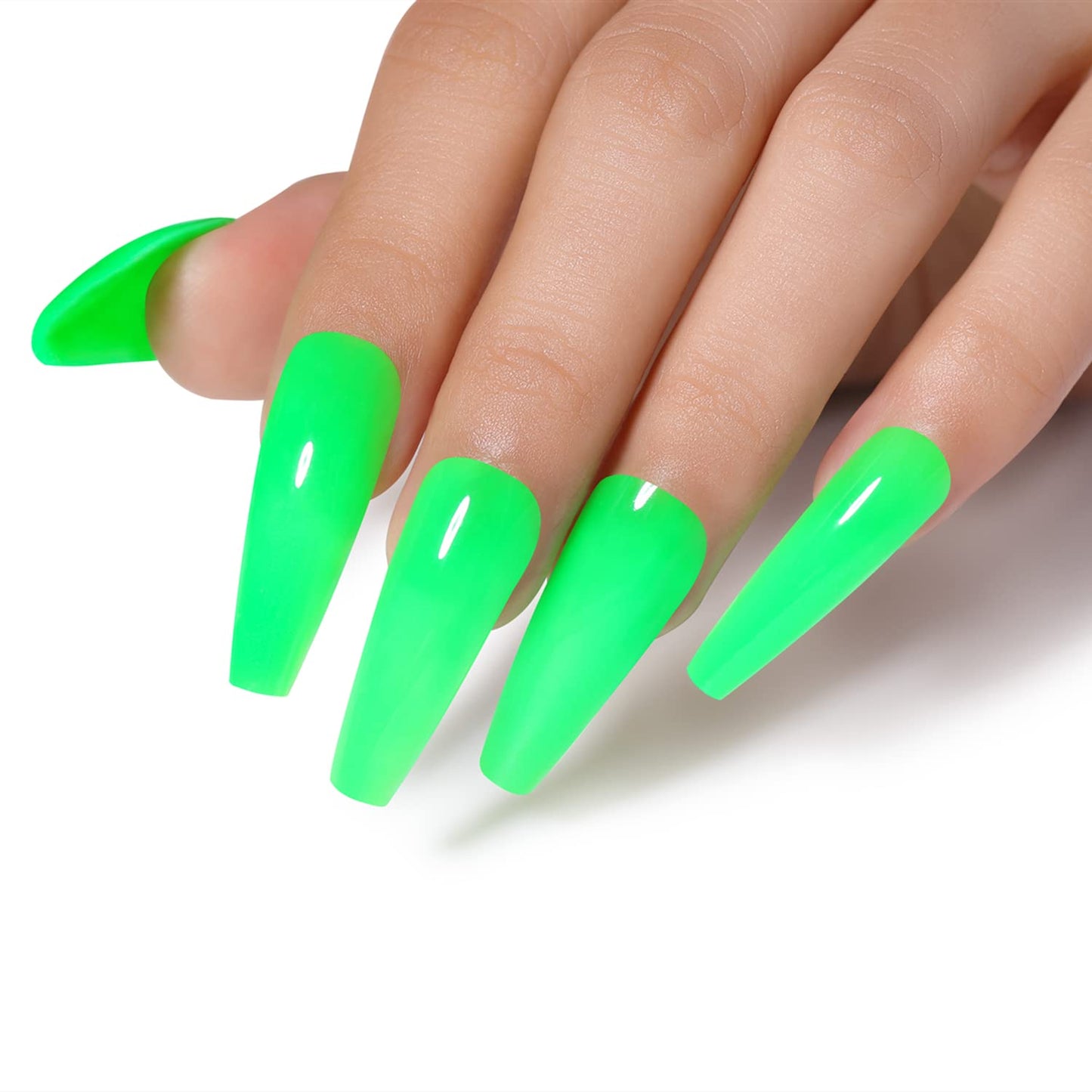 AIMEILI Poly Nail Extension Gel Green Builder Nail Gel Hema Free Poly Nail Enhancement Nail Art Design DIY Salon Nail At Home Gift for Women Nail Gel - 046