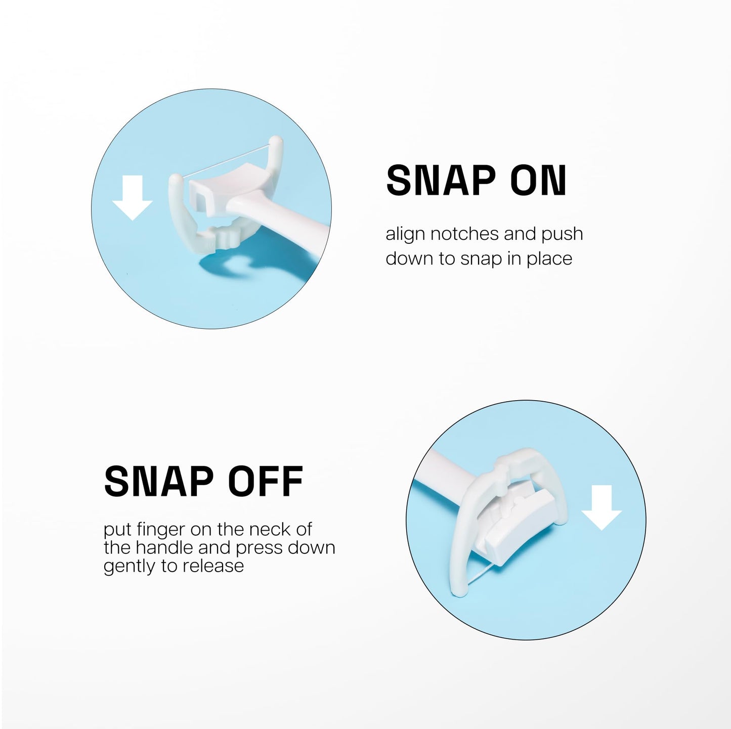 Reach Ultraclean Access Flosser Bundle, Mint, Plaque Remover for Teeth, for Hard to Reach Areas, Oral Care, PFAS-Free, 1 Flosser Starter Kit + 3 Packs Refill Heads