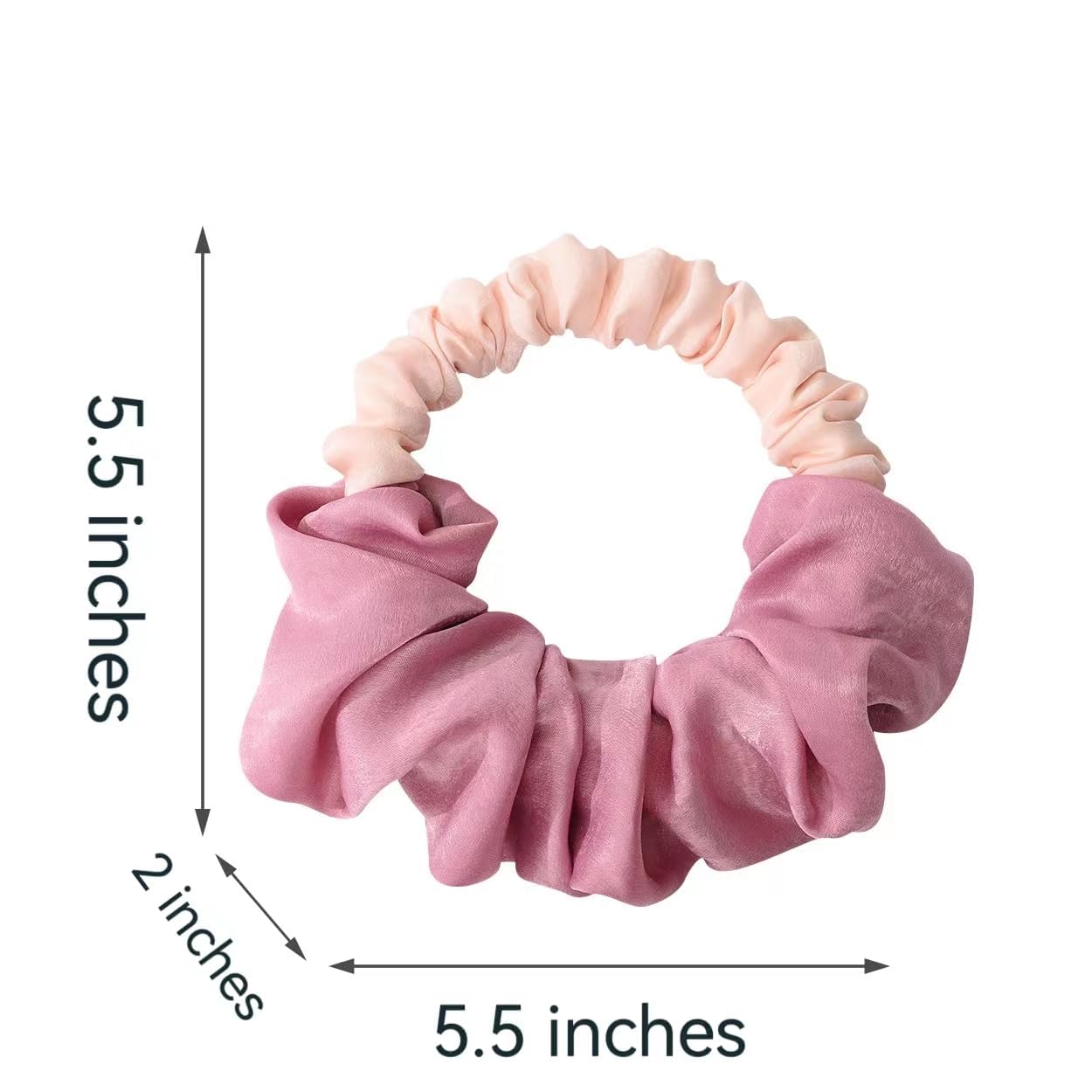 Tigerose Magic Heatless Overnight Curlers, No Heat Roller Scrunchies for Wavy or Curly Medium to Long Hair, Headband Hair Curlers for Bun Styles (All Pink IPC)