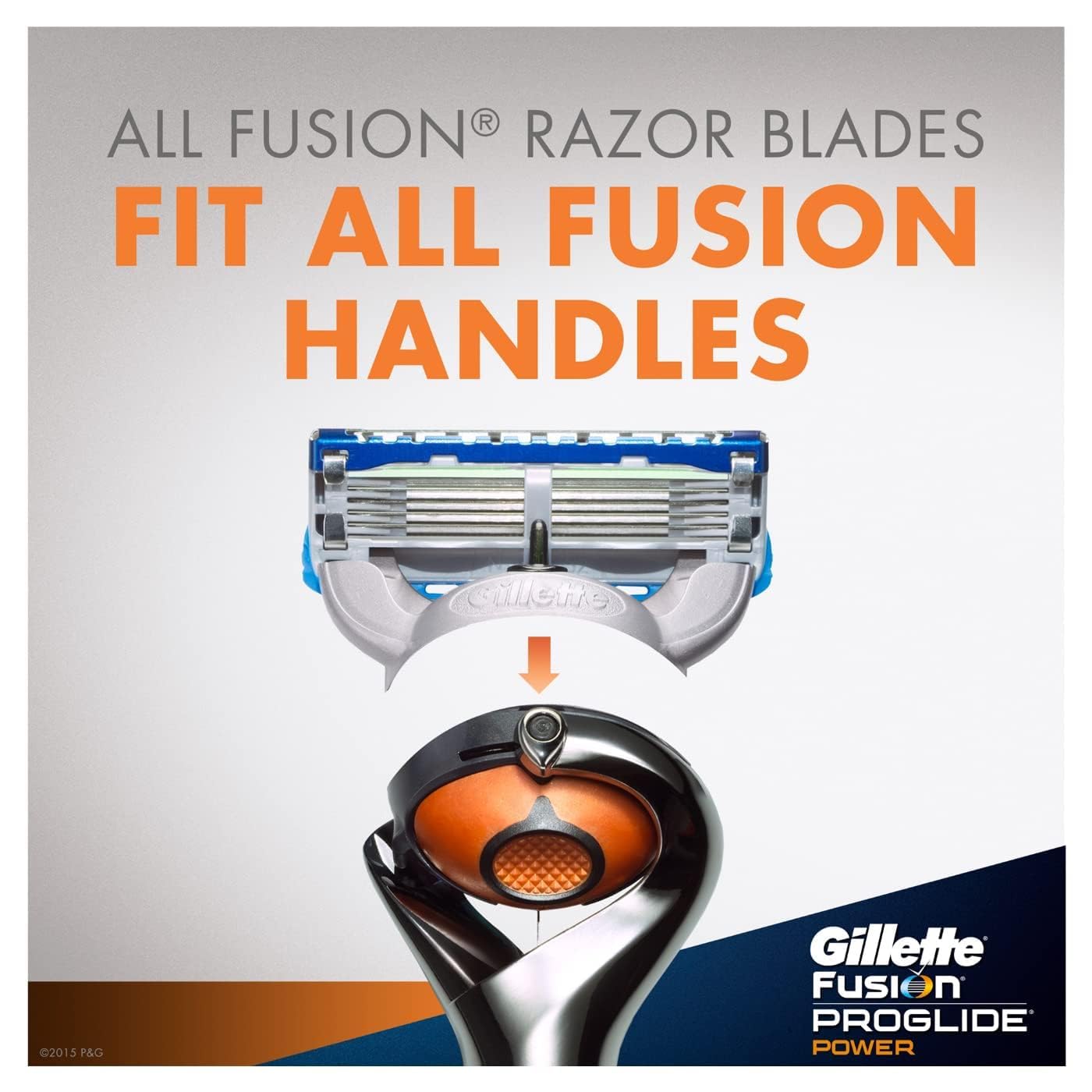 Gillette 81307362 Fusion ProGlide Power Pack of 4 Blade Pack