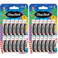 ChapStick Bulk Lip Balm, Candy Cane Packs (12 Sticks) ? Fresh & Minty Lip Moisturizer, Stocking Stuffer, 0.15 Oz Ea (Pack of 2)