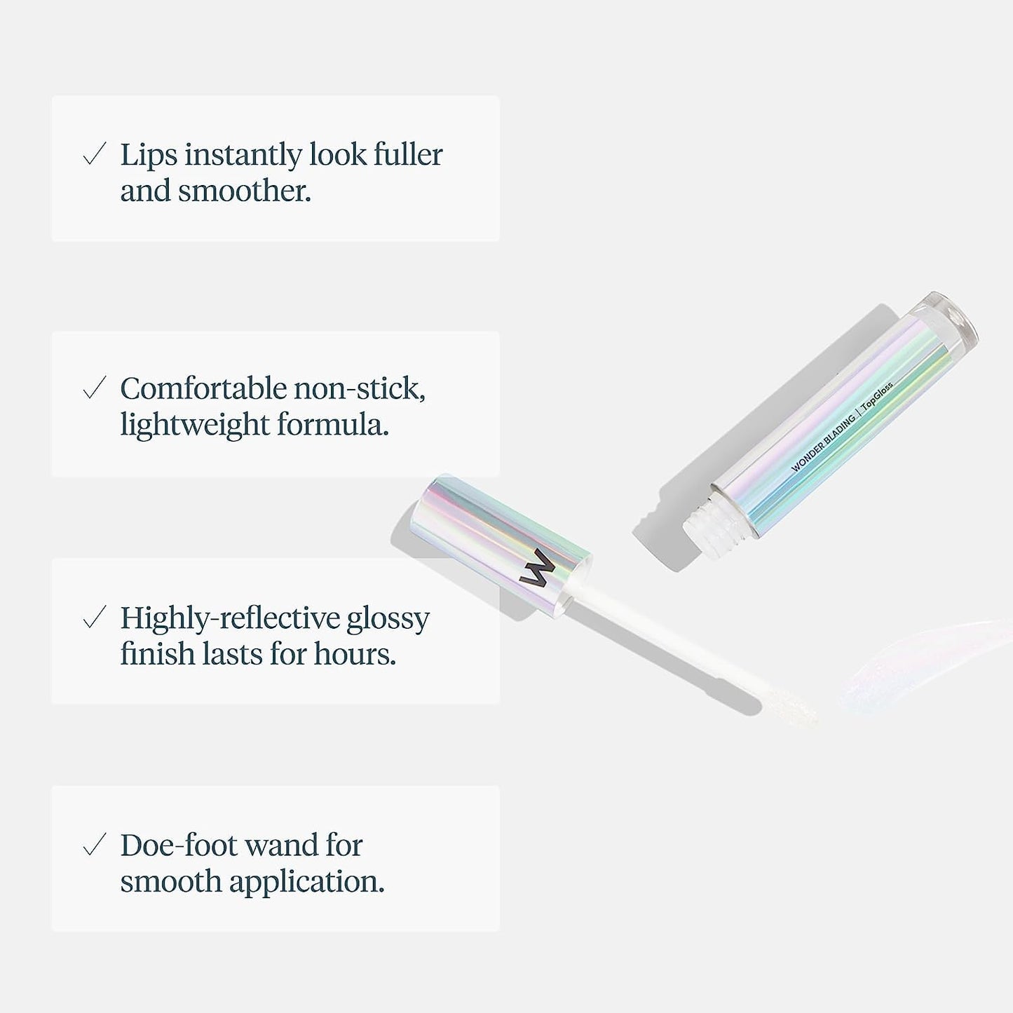 Wonderskin Top Gloss Clear Shine and Power'full Mascara Set