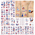 4th of July Decorations Temporary Tattoos