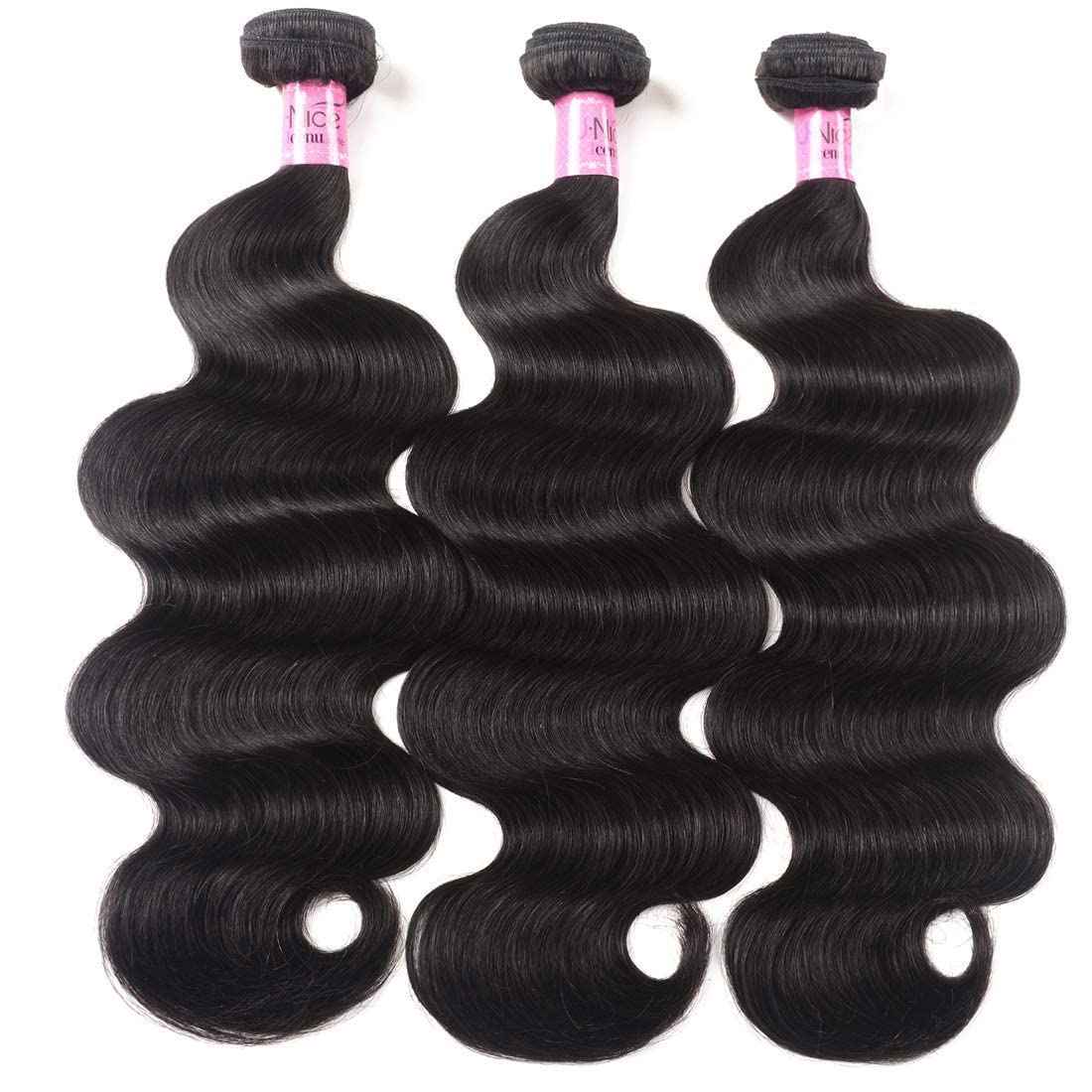 UNICE 10A Malaysian Body Wave Virgin Hair 1 Bundle, Raw Unprocessed 100% Virgin Human Hair Weave 100g/pc Natural Color 12inch