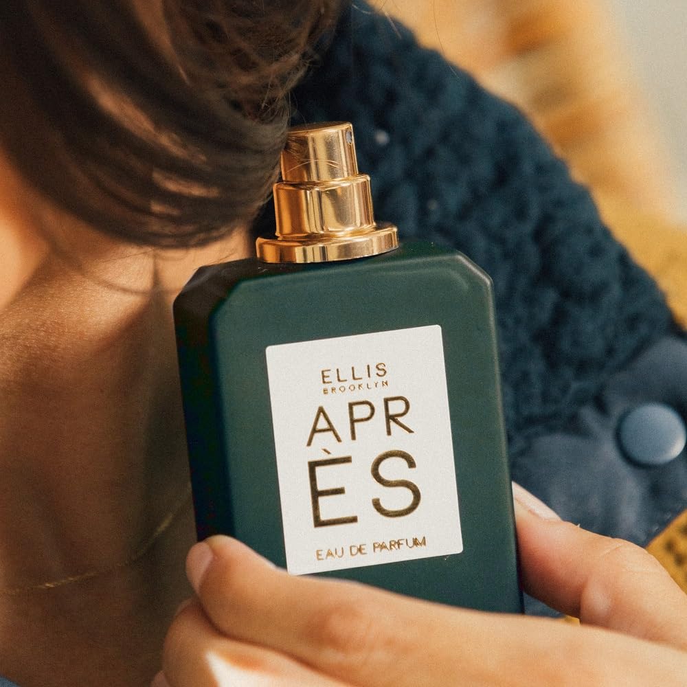 Ellis Brooklyn APRES Eau De Parfum - Woodsy Musk Perfume For Women with Saffron, Juniper Berries, Soft Suede, & Musk, Vegan Perfume Made In The USA