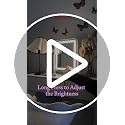 ROLOVE LED Vanity Mirror 12.6x15 with Touch Dimming