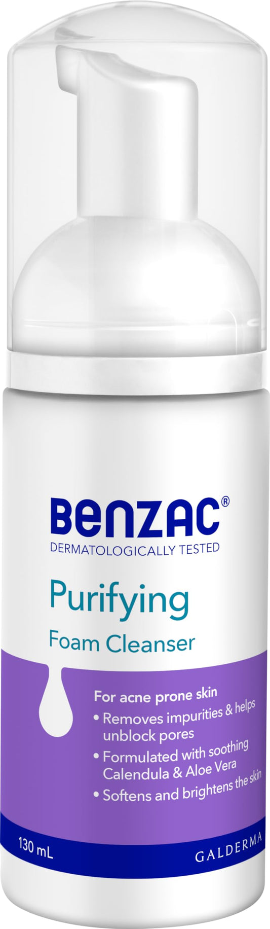 Benzac Daily Facial Foam Cleanser 130ml_AB