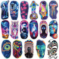 Cosmic Space Temporary Tattoos, 77 Sheets Waterproof Designs