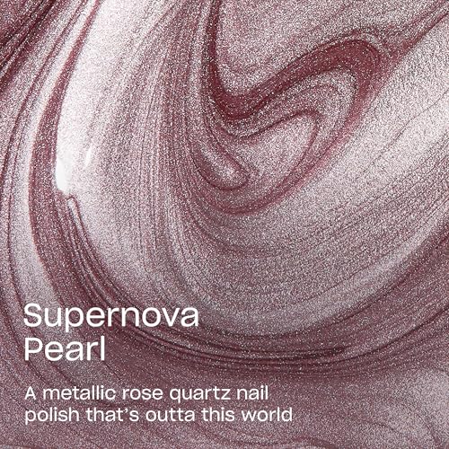 OPI Supernova Pearl Nail Polish - Opaque Bright Pink Metallic - Long Lasting, Chip-Resistant, 7-Day Wear