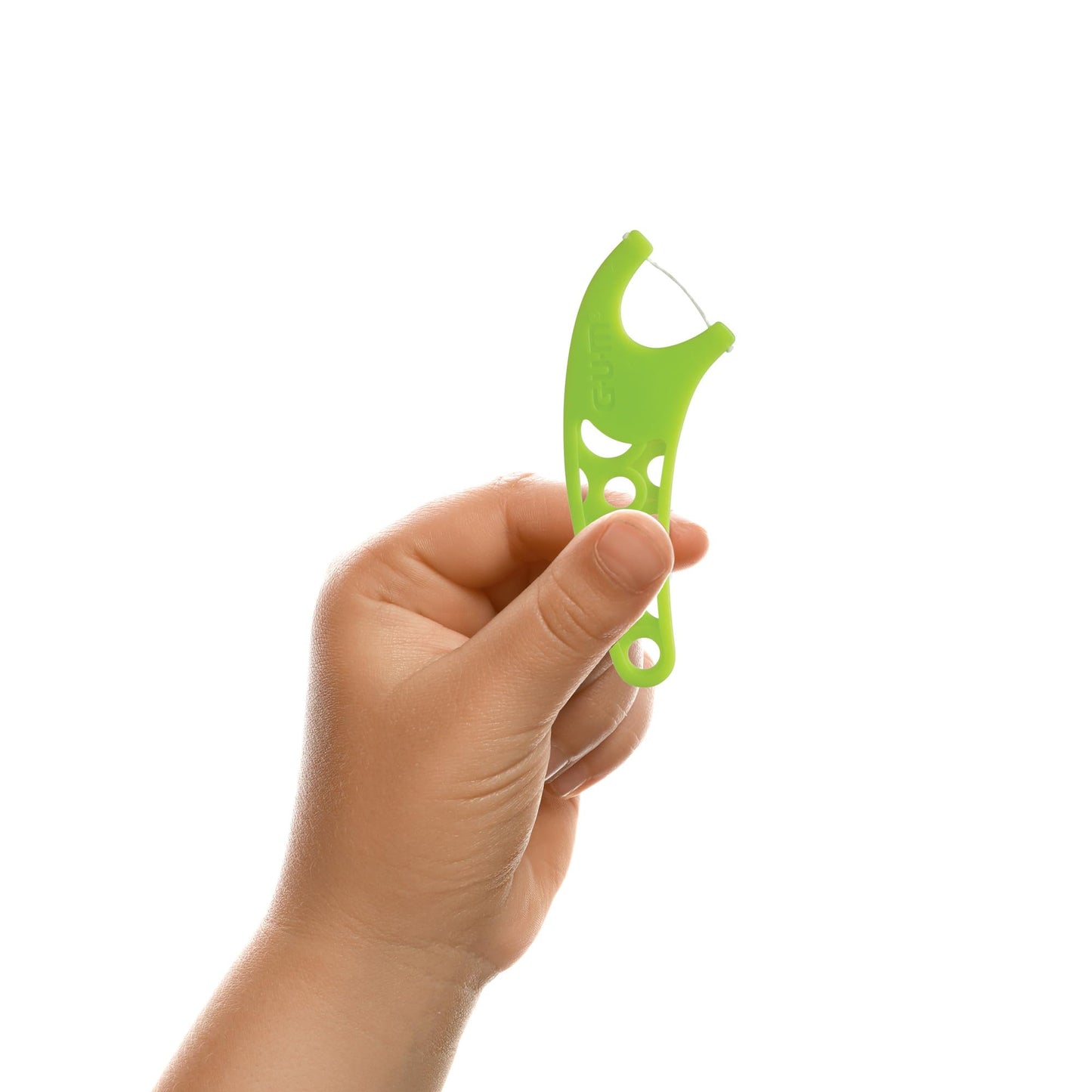 GUM Crayola Kids Flossers with Fluoride - Designed for Little Hands - Fun Grape Flavor - Easy to Use Kids Floss Picks for Children Ages 3+, 75 Count (Pack of 6)