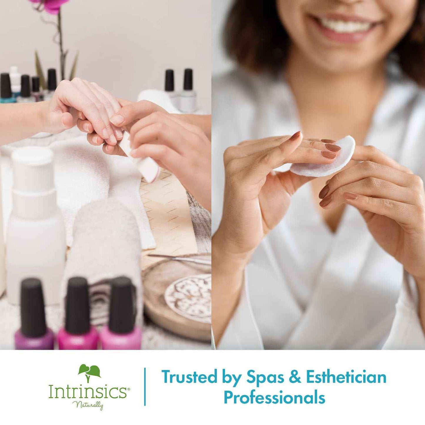 Intrinsics Large Cotton Gauze (400 Count) – 4x4” 12-Ply Medium Absorbency Pads, Medical-Grade Lint-Free Hypoallergenic Cotton, for Skincare & Waxing Treatments, Spa Supplies