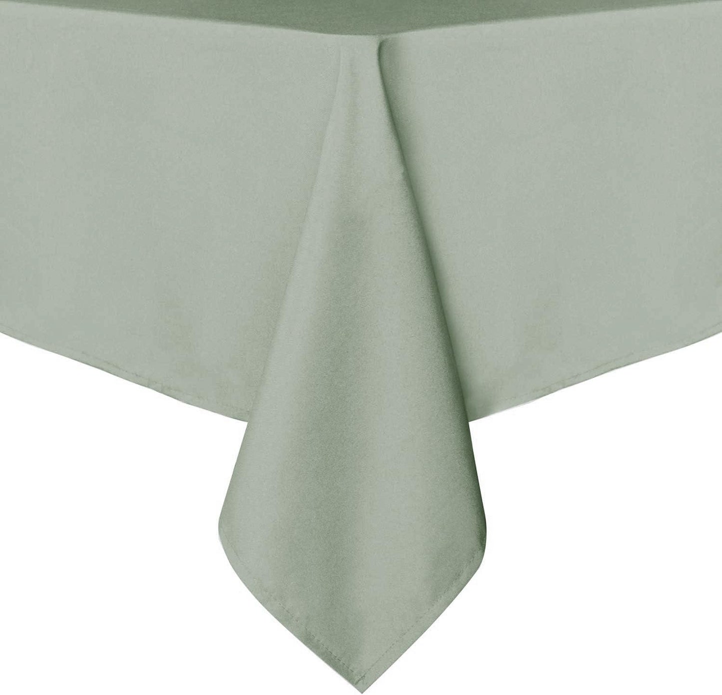 sancua Rectangle Tablecloth - 60 x 84 Inch - Stain and Wrinkle Resistant Washable Polyester Table Cloth, Decorative Fabric Table Cover for Dining Table, Buffet Parties and Camping, Sage Green