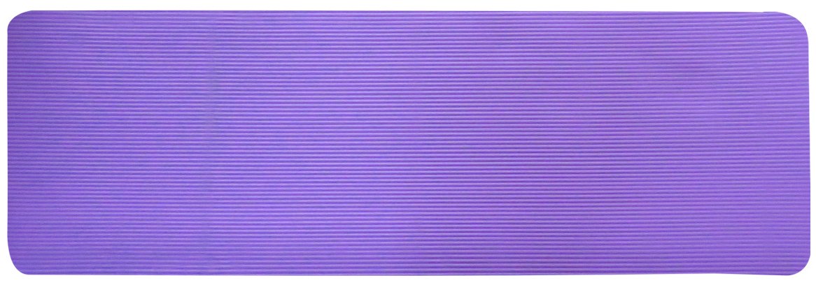 Signature Fitness All Purpose 1/2-Inch Extra Thick High Density Anti-Tear Exercise Yoga Mat with Carrying Strap and Yoga Blocks, Purple