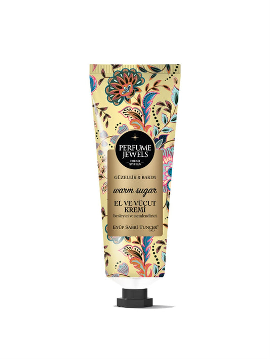 EST Eyup Sabri Tuncer 1923 Perfume Jewels Body Splash Series (WARM SUGAR, BODY CREAM 50 ML)