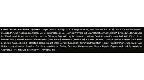 Brickell Men's Daily Revitalizing Hair Care Routine, Shampoo and Conditioner Set For Men, Mint and Tea Tree Oil Shampoo, Strength and Volume Enhancing Conditioner, Natural and Organic, Gift Set