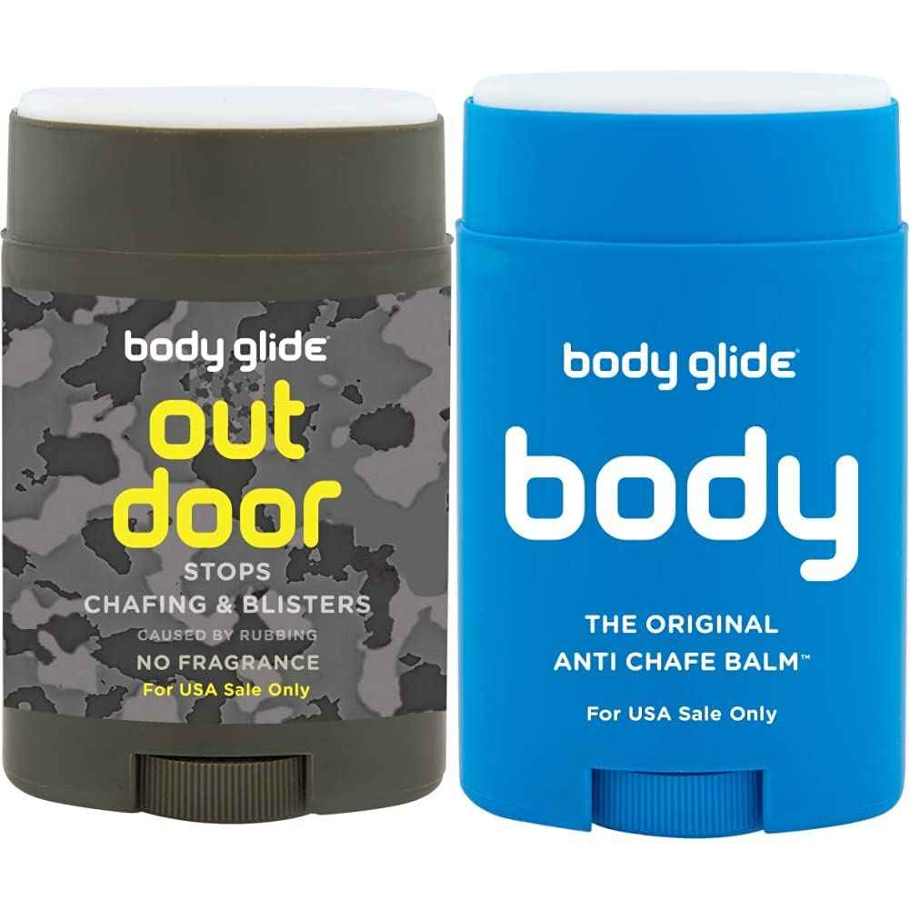 BodyGlide Outdoor Anti Chafe Balm (1.5oz) and Body Glide Original Anti Chafe Balm | No Chafing Stick