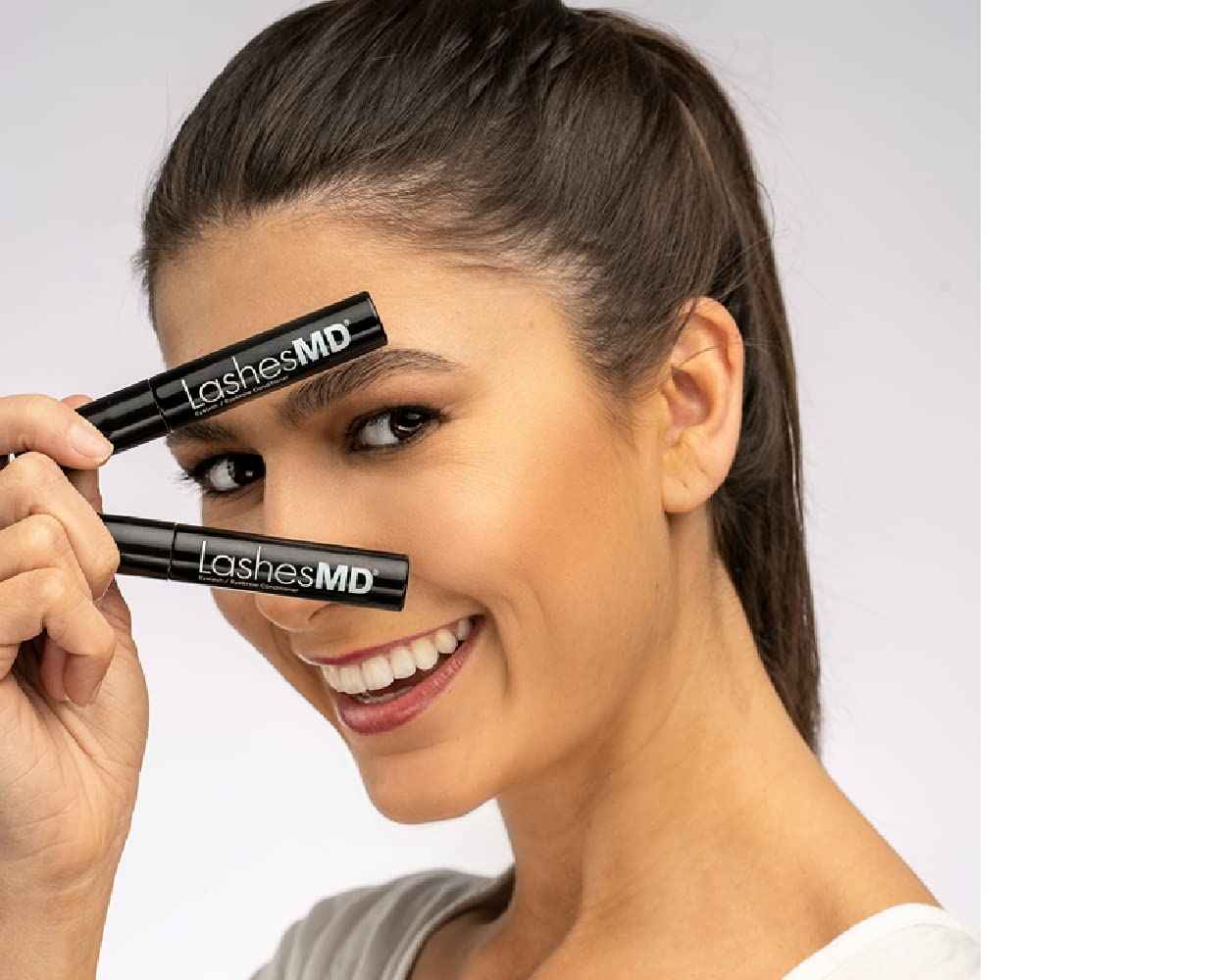 LashesMD Eyelash Growth Serum & Eyelash Conditioner for Naturally Fuller Looking Eyelashes and Eyebrows In As Little As Four Weeks