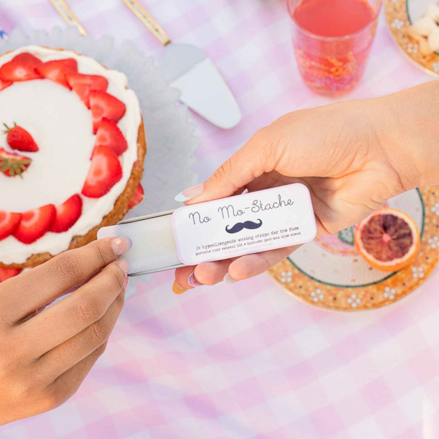 No Mo-Stache Portable Lip Wax Kit 24 ct (2 Pack Bundle)