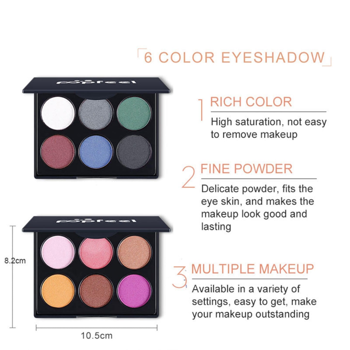 Pure Vie All-in-One Holiday Gift Surprise Makeup Set Essential Starter Bundle Include Eyeshadow Palette Lipstick Concealer Blush Mascara Eyeliner Face Powder Lipgloss Brush - Full Makeup Kit for Women