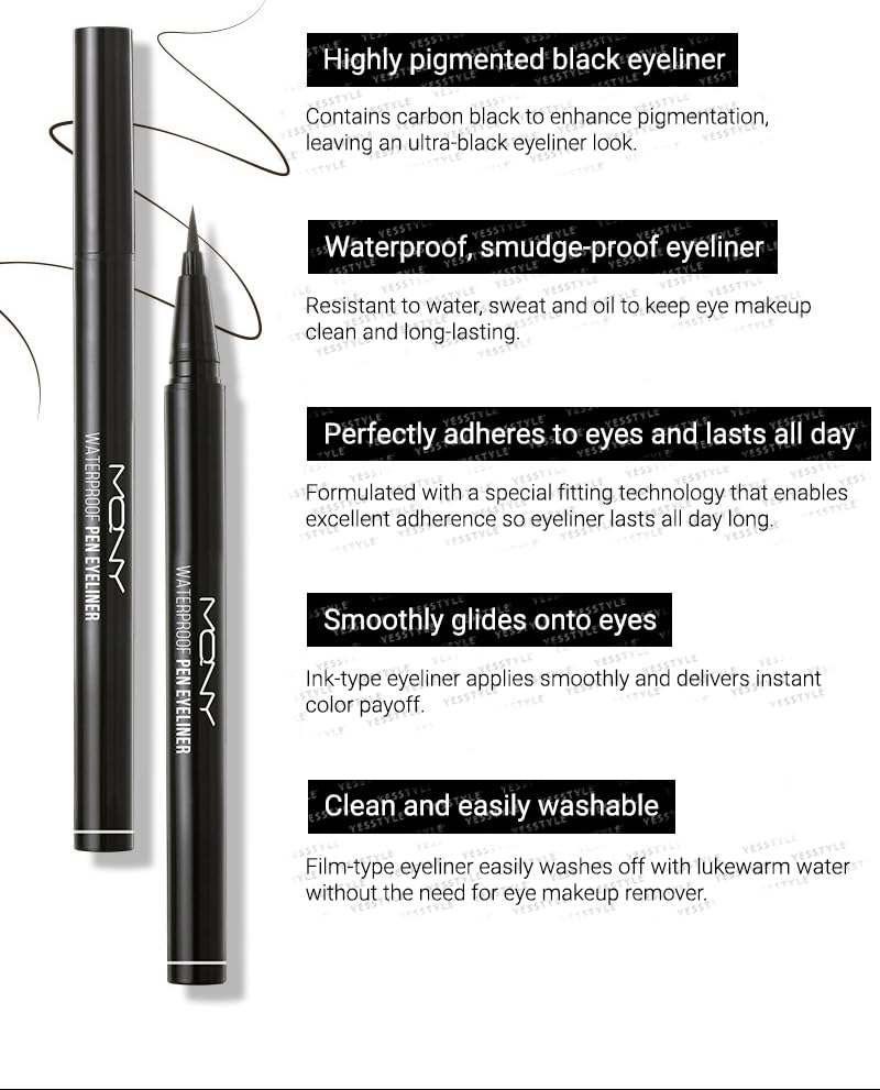 Waterproof Pen Eyeliner - Deep Black Liquid Liner