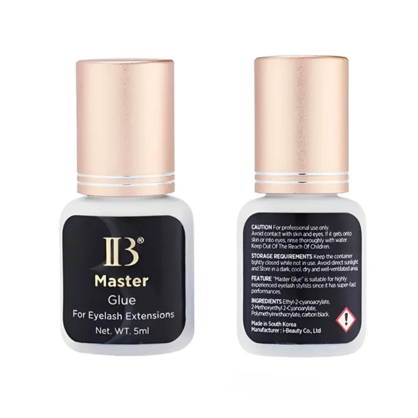 IB Beauty Glue New IB Lash Eyelash Extension Master Glue 0.5S Dry Long Last Korea Original Adhesive Supplies Strong Cola 5ml Professional Salon Use by Lava